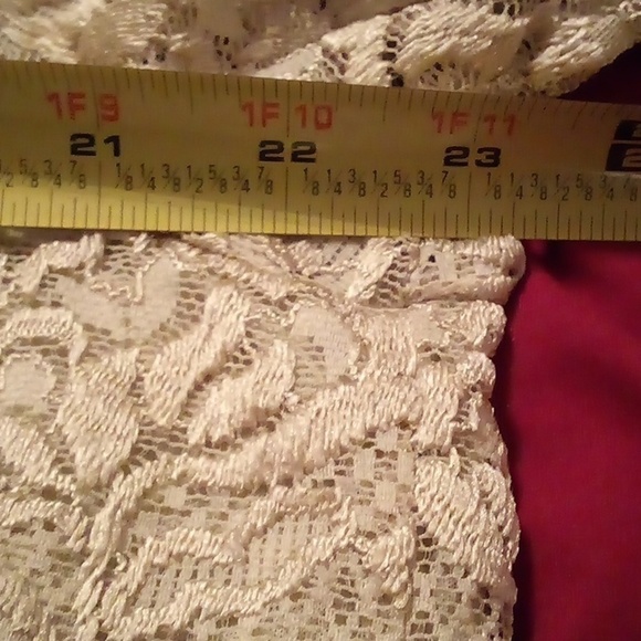 Emma James By Liz Claiborne Company Lace Pale Olive Blouse - Size XL - Picture 6 of 6